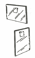 Standard Gridwall/Hangbar Acrylic Sign Holder
