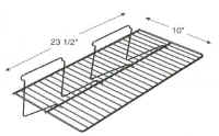 10" Deep Large Flat Wire Shelf for Slatwall