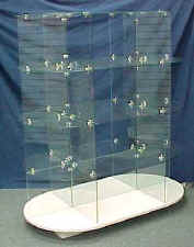 Oblong Glass Shelf Unit