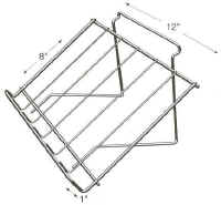 Small Sloping Slatwall Wire Shelf