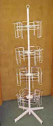 Literature Holder Wire Floor Display neatly displays magazines, flyers, brochures, catalogues and more!