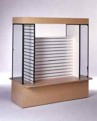 Slatwall Island Merchandiser